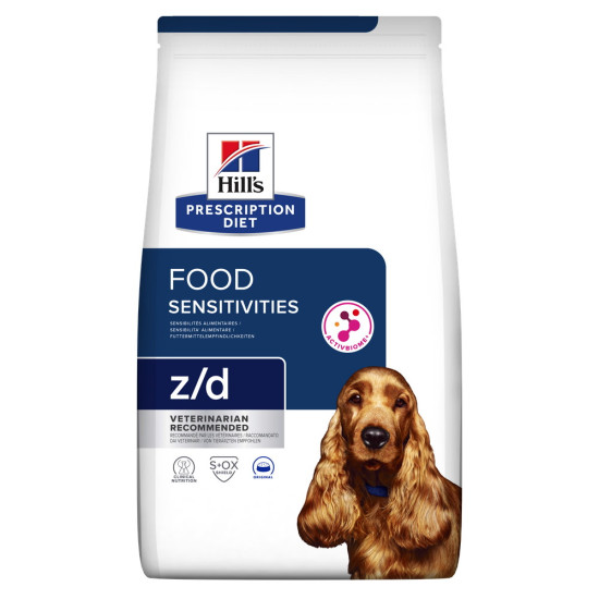 Hill’s Prescription Diet Canine z/d – Hrană Uscată Hipoalergenică pentru Câini, 10 kg